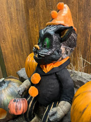 Cat Forevermore Doll Vintage Halloween Series