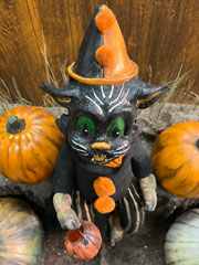 Cat Forevermore Doll Vintage Halloween Series
