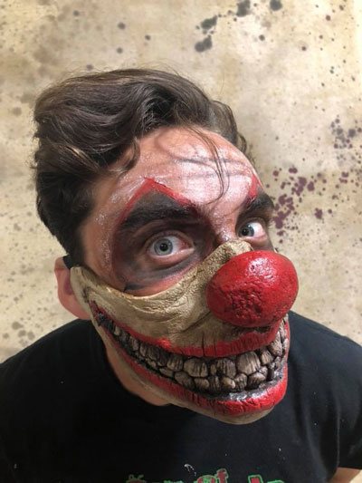 Clown Quarter Mask