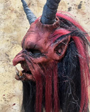 Crimson mask