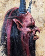 Crimson mask