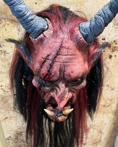 Crimson mask