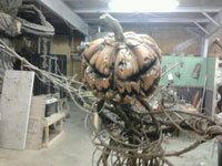 Giant Pumpkin Head custom prop