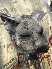Gritty Kitty cat mask