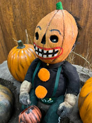 Jack-O-Lantern Forevermore Doll Vintage Halloween Series