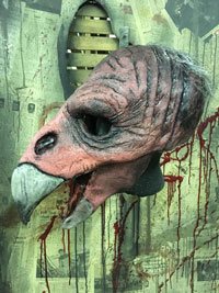 Putrid Pecker mask created by Pumpkin Pulp. Pumpkin Pulp buy and shop creepy scary horror halloween masks and props. Custom work also available. Located in Muncie, Indiana.