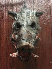 Razor mask picture 3 created by Pumpkin Pulp. Pumpkin Pulp buy and shop creepy scary horror halloween masks and props. Custom work also available. Located in Muncie, Indiana.