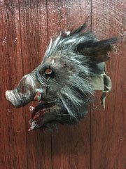 Razor mask picture 4 created by Pumpkin Pulp. Pumpkin Pulp buy and shop creepy scary horror halloween masks and props. Custom work also available. Located in Muncie, Indiana.
