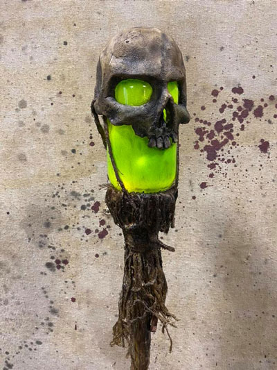 skull swamp stick