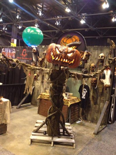 Twisted Jack-o animated prop.
