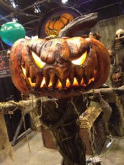 Twisted Jack-o animated prop