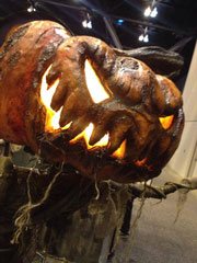 Twisted Jack-o animated prop